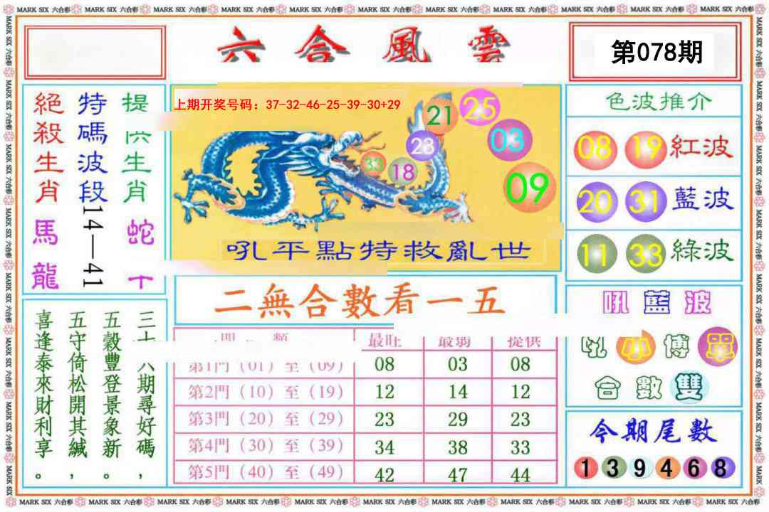 078期六合风云《另版》[图]